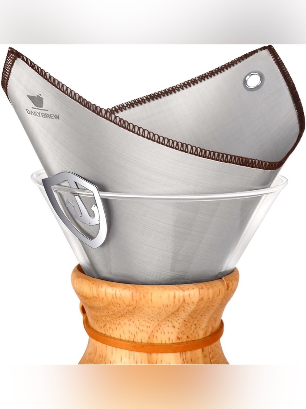 Stainless Steel Coffee Filter for 6/8/11 Cup Pour Over Glass Coffee Makers